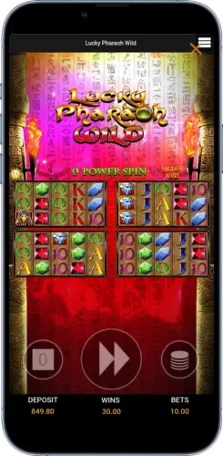 Lucky Pharaoh Bonusfunktion mit erweiterten Walzen und Symbolen